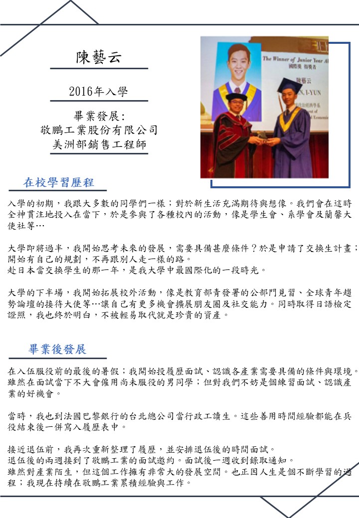 Alumni陳藝云系友